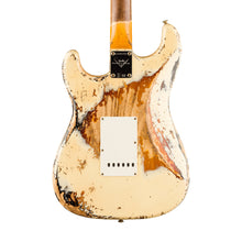 [PREORDER] Fender Custom Shop 1961 Stratocaster Super Heavy Relic Guitar, Aged Vintage White/3-Tone Sunburst