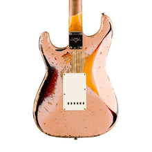 [PREORDER] Fender Custom Shop 1961 Stratocaster Super Heavy Relic Guitar, Dirty Shell Pink/3-Tone Sunburst