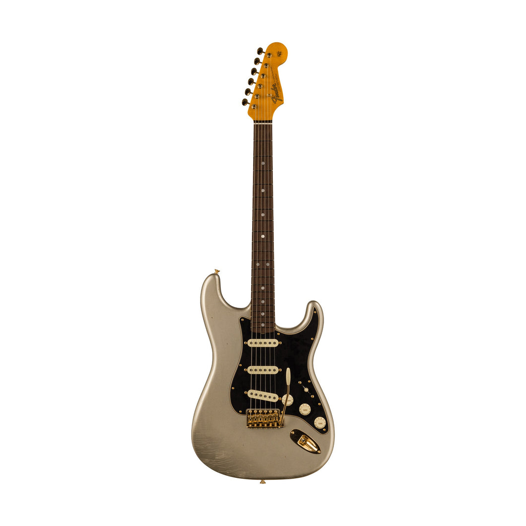 [PREORDER] Fender Custom Shop Ltd 1965 Dual-Mag Strat Journeyman Relic Guitar, Aged Inca Silver
