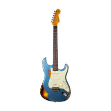 [PREORDER] Fender Custom Shop 1961 Stratocaster Super Heavy Relic, Aged Lake Placid Blue over 3-Tone Sunburst