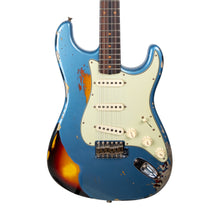 [PREORDER] Fender Custom Shop 1961 Stratocaster Super Heavy Relic, Aged Lake Placid Blue over 3-Tone Sunburst