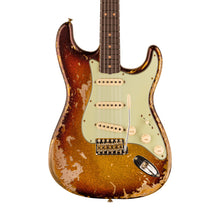 [PREORDER] Fender Custom Shop 1963 Stratocaster Super Heavy Relic, RW FB, Super Faded Aged 3-Color Sunburst