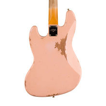 [PREORDER] Fender Custom Shop 1961 Jazz Bass Heavy Relic Guitar, RW FB, Super Faded Aged Shell Pink