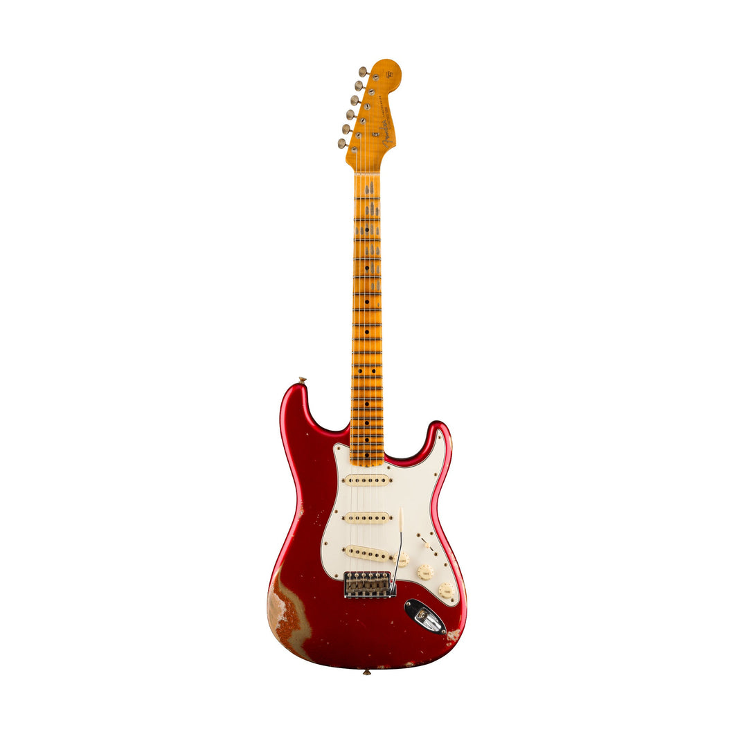 [PREORDER] Fender Custom Shop Fat 1964 Stratocaster Relic, Flame Maple FB, Aged Candy Apple Red/Orange Sparkle