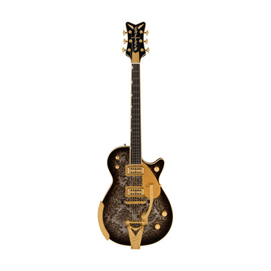 [PREORDER] Gretsch G6134TG Limited Edition Paisley Penguin Electric Guitar w/String-Thru Bigsby, Black Paisley