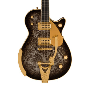 [PREORDER] Gretsch G6134TG Limited Edition Paisley Penguin Electric Guitar w/String-Thru Bigsby, Black Paisley