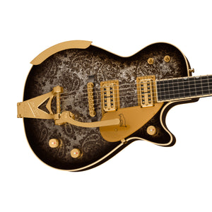 [PREORDER] Gretsch G6134TG Limited Edition Paisley Penguin Electric Guitar w/String-Thru Bigsby, Black Paisley