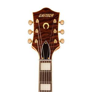 [PREORDER] Gretsch G6120TGQM-56 Quilt Classic Chet Atkins Electric Guitar wBigsby, Roundup Orange Stain Lacquer