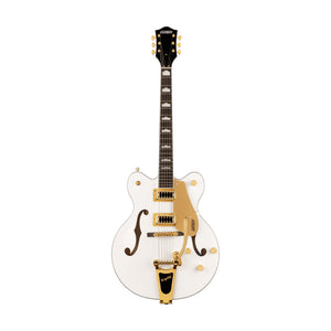 [PREORDER] Gretsch G5422TG Electromatic Classic Hollow Body Double-Cut Bigsby Electric Guitar, Snowcrest White