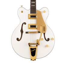 [PREORDER] Gretsch G5422TG Electromatic Classic Hollow Body Double-Cut Bigsby Electric Guitar, Snowcrest White