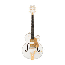 [PREORDER] Gretsch Synchromatic Falcon Hollow Body Single-Cut w/Bigsby Electric Guitar, Snowcrest White