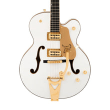 [PREORDER] Gretsch Synchromatic Falcon Hollow Body Single-Cut w/Bigsby Electric Guitar, Snowcrest White