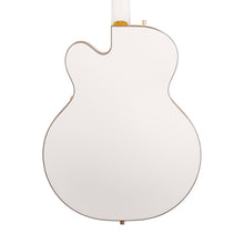[PREORDER] Gretsch Synchromatic Falcon Hollow Body Single-Cut w/Bigsby Electric Guitar, Snowcrest White
