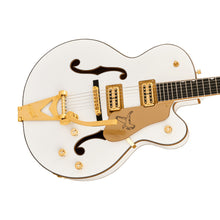[PREORDER] Gretsch Synchromatic Falcon Hollow Body Single-Cut w/Bigsby Electric Guitar, Snowcrest White