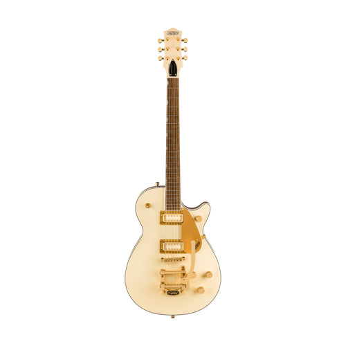 [PREORDER] Gretsch Electromatic Pristine LTD Jet Electric Guitar w/Bigsby, Laurel FB, White Gold
