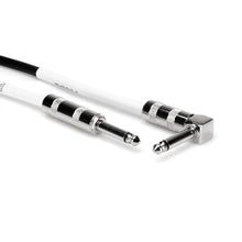 Hosa GTR-205R Guitar Cable, Straight to Angled, 5ft