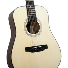 Harmony Foundation Series Terra Petite Dreadnought Acoustic Guitar w/Bag, Natural Satin