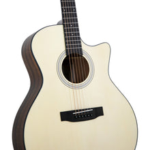 Harmony Foundation Series Terra GA Cutaway Acoustic Guitar, Natural Satin