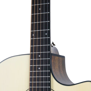 Harmony Foundation Series Terra GA Cutaway Acoustic Guitar, Natural Satin