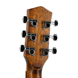 Harmony Foundation Series Terra ST Petite OM Acoustic Guitar w/Bag, Natural Satin