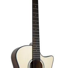 Harmony Foundation Series Terra ST GA Cutaway Acoustic Guitar, Natural Satin