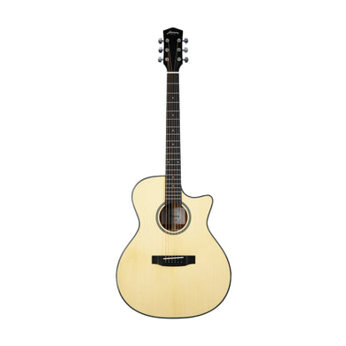 Harmony Foundation Series Terra FS GA Cutaway Acoustic Guitar, Natural Gloss