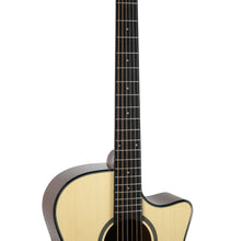 Harmony Foundation Series Terra FS GA Cutaway Acoustic Guitar, Natural Gloss