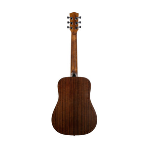 Harmony Foundation Series e-Terra Petite Dreadnought Acoustic Guitar w/Bag, Natural Satin