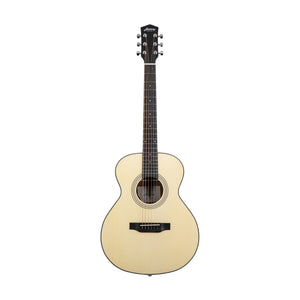 Harmony Foundation Series e-Terra Petite OM Acoustic Guitar w/Bag, Natural Satin