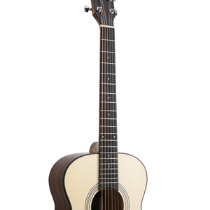 Harmony Foundation Series e-Terra Petite OM Acoustic Guitar w/Bag, Natural Satin