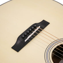 Harmony Foundation Series e-Terra Petite OM Acoustic Guitar w/Bag, Natural Satin
