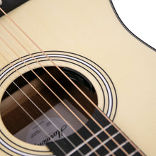 Harmony Foundation Series e-Terra Petite OM Acoustic Guitar w/Bag, Natural Satin