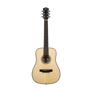 Harmony Foundation Series e-Terra ST Petite Dreadnought Acoustic Guitar w/Bag, Natural Satin