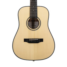 Harmony Foundation Series e-Terra ST Petite Dreadnought Acoustic Guitar w/Bag, Natural Satin