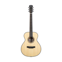 Harmony Foundation Series e-Terra ST Petite OM Acoustic Guitar w/Bag, Natural Satin