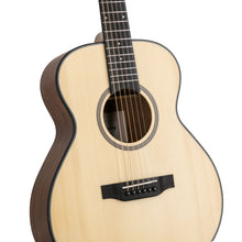 Harmony Foundation Series e-Terra ST Petite OM Acoustic Guitar w/Bag, Natural Satin