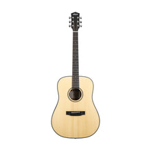 Harmony Foundation Series e-Terra ST Dreadnought Acoustic Guitar, Natural Satin