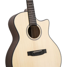 Harmony Foundation Series e-Terra ST GA Cutaway Acoustic Guitar, Natural Satin