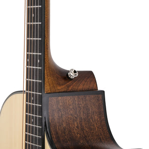 Harmony Foundation Series e-Terra ST GA Cutaway Acoustic Guitar, Natural Satin