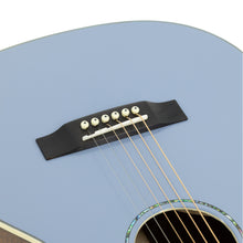 Harmony Stella Parlor Acoustic Guitar w/Bag, Moonstone Blue