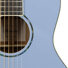 Harmony Stella Parlor Acoustic Guitar w/Bag, Moonstone Blue