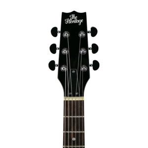 Heritage Ascent Collection H-137 P90 Electric Guitar, Black