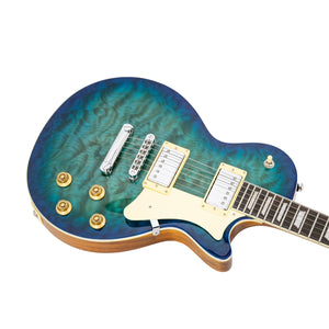 Heritage Ascent+ Collection H-150 Electric Guitar, Lake Blue Burst