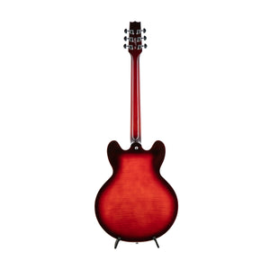 Heritage Ascent+ Collection H-535 Electric Guitar, Scarlet Red Burst