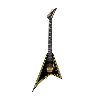 [PREORDER] Jackson MJ Series Rhoads RR24 MG Electric Guitar, Ebony FB, Black/Yellow Pinstripes