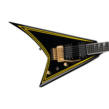 [PREORDER] Jackson MJ Series Rhoads RR24 MG Electric Guitar, Ebony FB, Black/Yellow Pinstripes