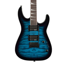 [PREORDER] Jackson JS Series Dinky JS20 DKQ 2PT Electric Guitar, Amaranth FB, Transparent Blue
