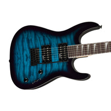 [PREORDER] Jackson JS Series Dinky JS20 DKQ 2PT Electric Guitar, Amaranth FB, Transparent Blue