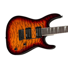 Jackson JS Series Dinky JS20 DKQ 2PT Electric Guitar, Amaranth FB, Tobacco Burst