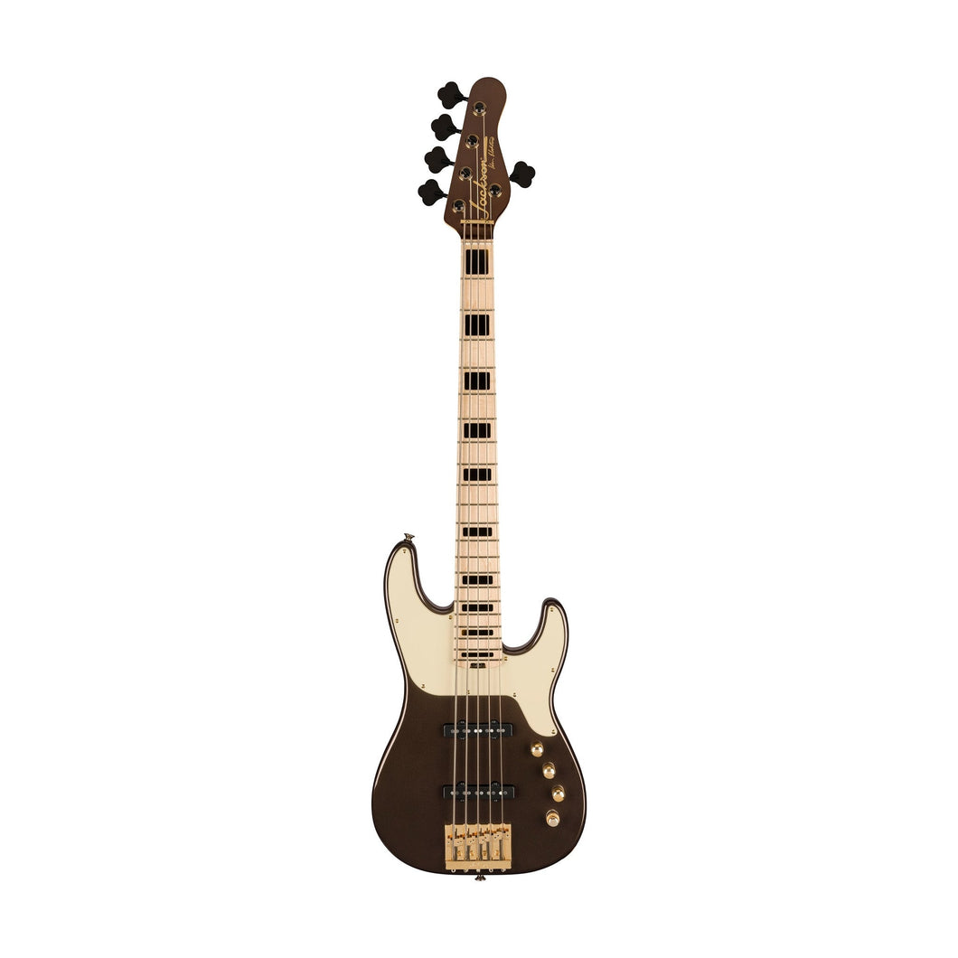 [PREORDER] Jackson Adam Blackstone Pro Series Signature Concert 5-String Bass Guitar, Maple FB, Black Stone